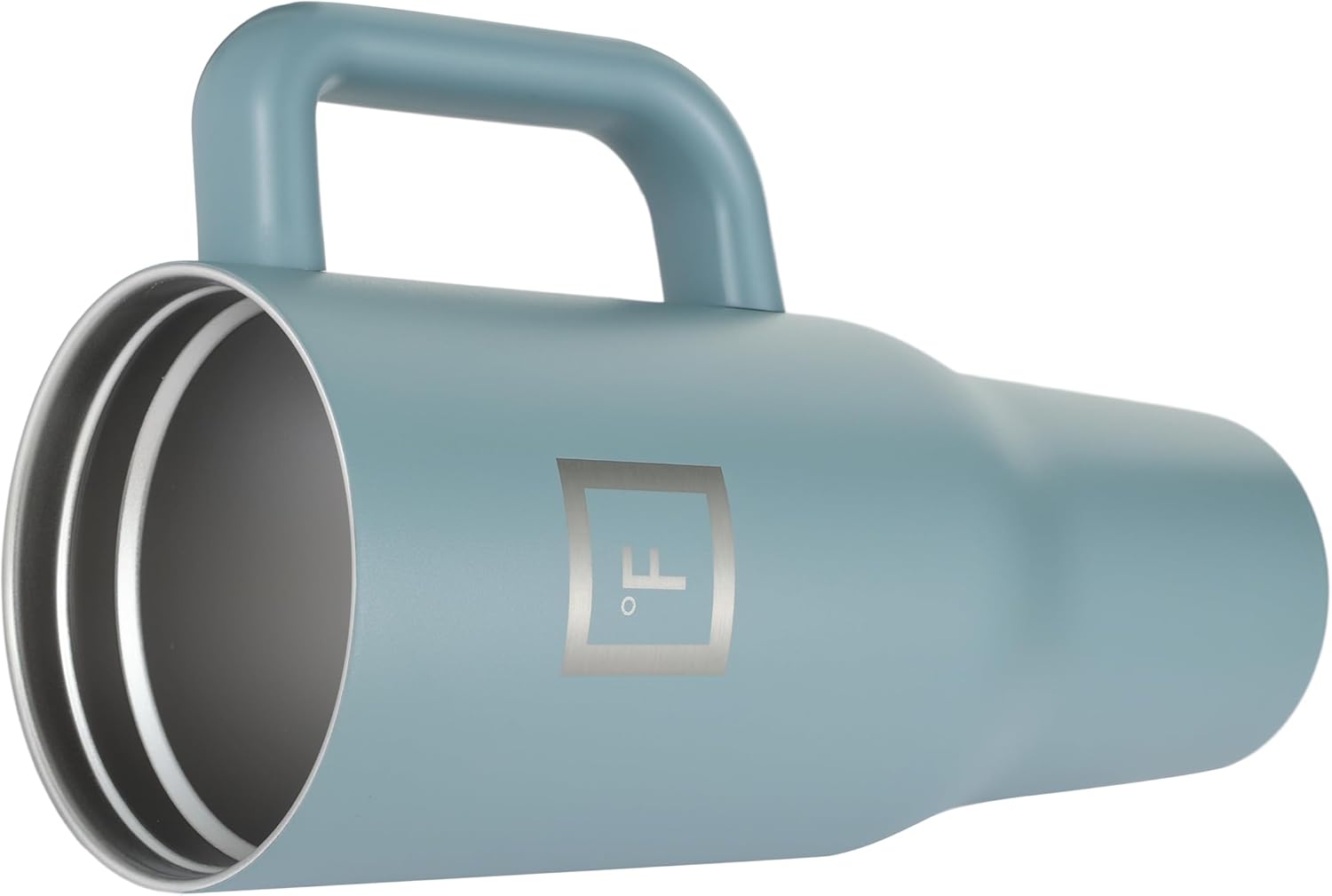 IRON FLASK Co-Pilot – Vaso aislado con popote y tapas abatibles, botella portavasos, para bebidas calientes y frías, a prueba de fugas, agua, taza