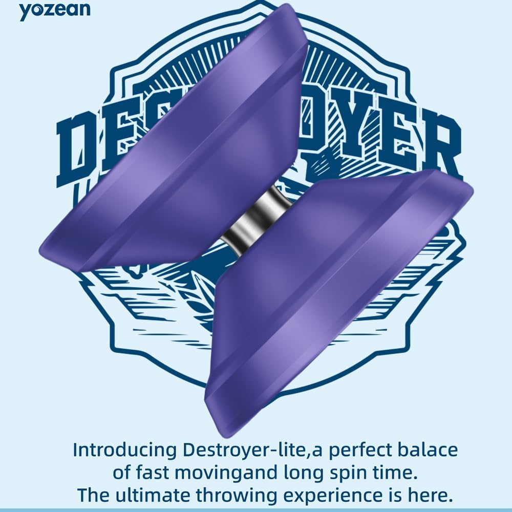 Yozean – Yoyo, yoyo profesional sin respuesta con cuerda, eje de acero Yo Yo y cuerpo de aluminio de aleación 6061, competencia 1A, 3A, 5A