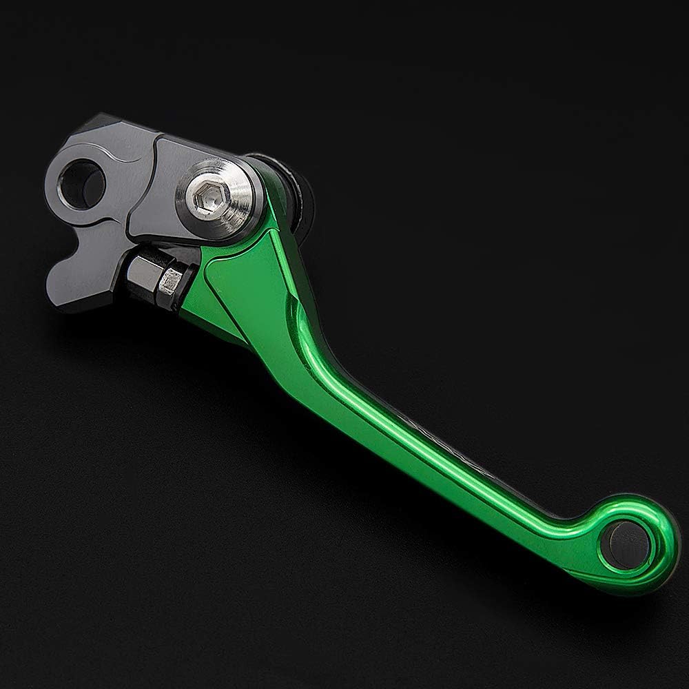 Krace Juego de palancas de embrague de freno pivote CNC Motorcross para Kawasaki KX250F 2013-2018, KX450F 2013-2018, KX250 2019