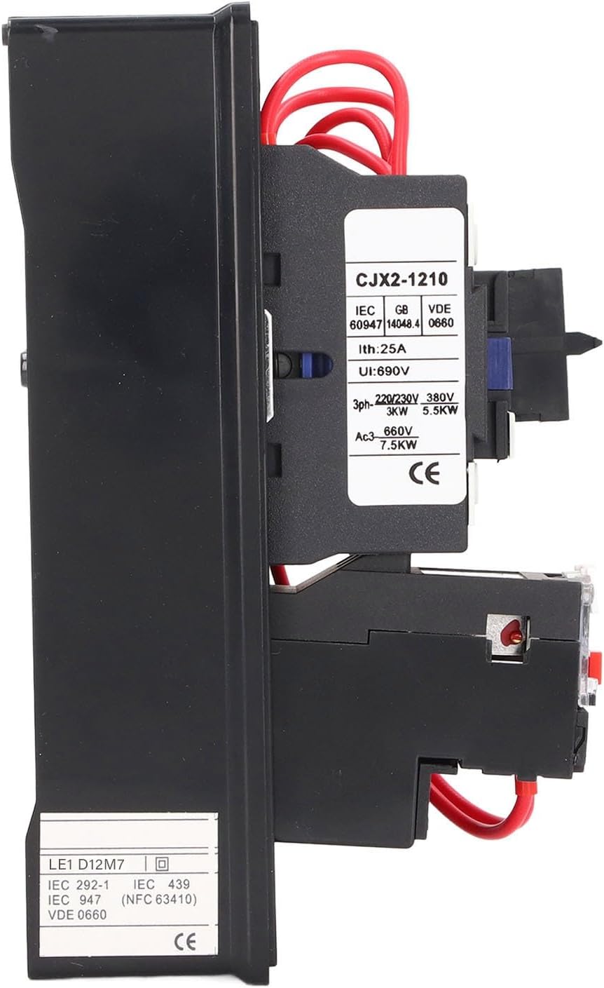 Arrancador de motor eléctrico magnético Motor trifásico Motor de arranque Interruptores de motor eléctrico 7.5HP 380V400V Interruptor de control de