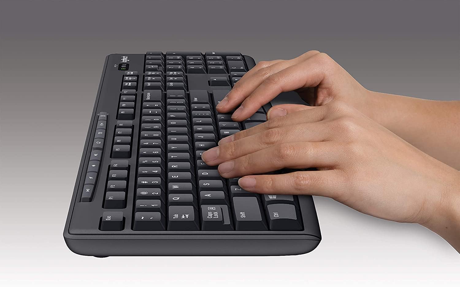 Logitech Combo inalámbrico MK270 con teclado y mouse – (renovado)