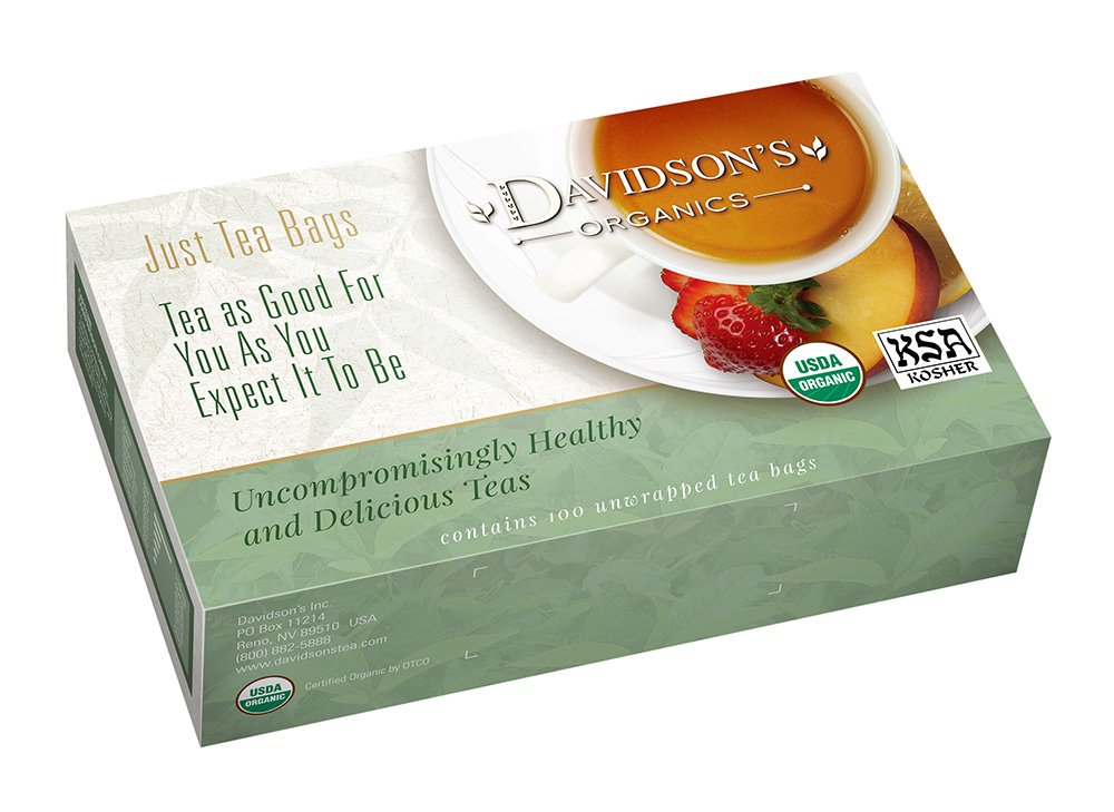 Davidson’s Organics, English Breakfast, 100 bolsas de té sin envolver