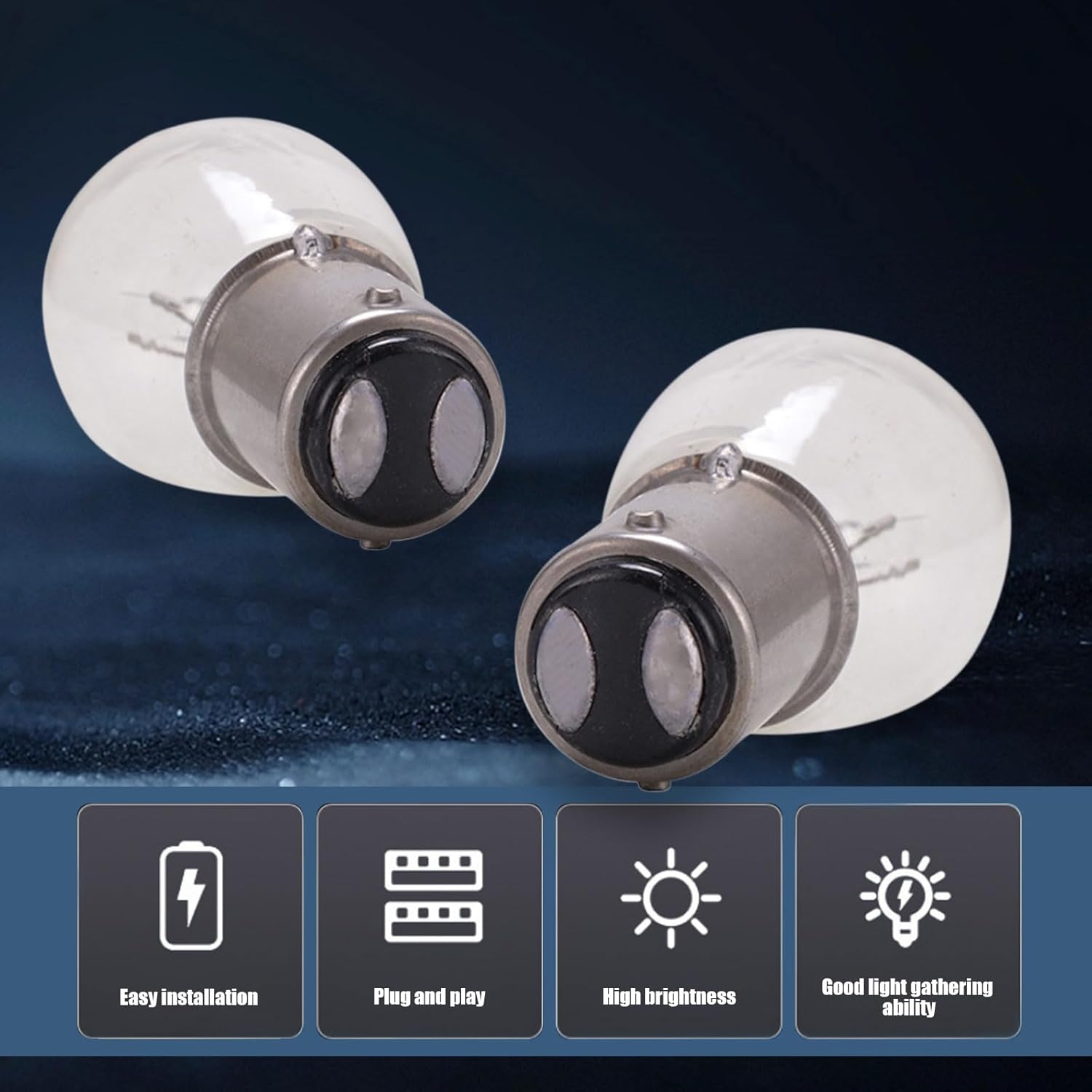 10 luces de freno 1016 para automóvil, 12 V, 215 W, pies altos y bajos, luz de doble luz, luz de señal de giro de repuesto, mini marcador compacto,