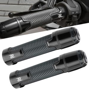 Juego de 2 extremos de agarre para manillar de motocicleta con K-awasaki Ninja Z900 Z650 Z750 Z800 Z400 Z1000 ZZ250 ZX-6R ZX-10R (0.866 in 78″-Negro) Juego de 2 extremos de agarre para manillar de motocicleta con K-awasaki Ninja Z900 Z650 Z750 Z800 Z400 Z1000 ZZ250 ZX-6R ZX-10R (0.866 in 78″-Negro)