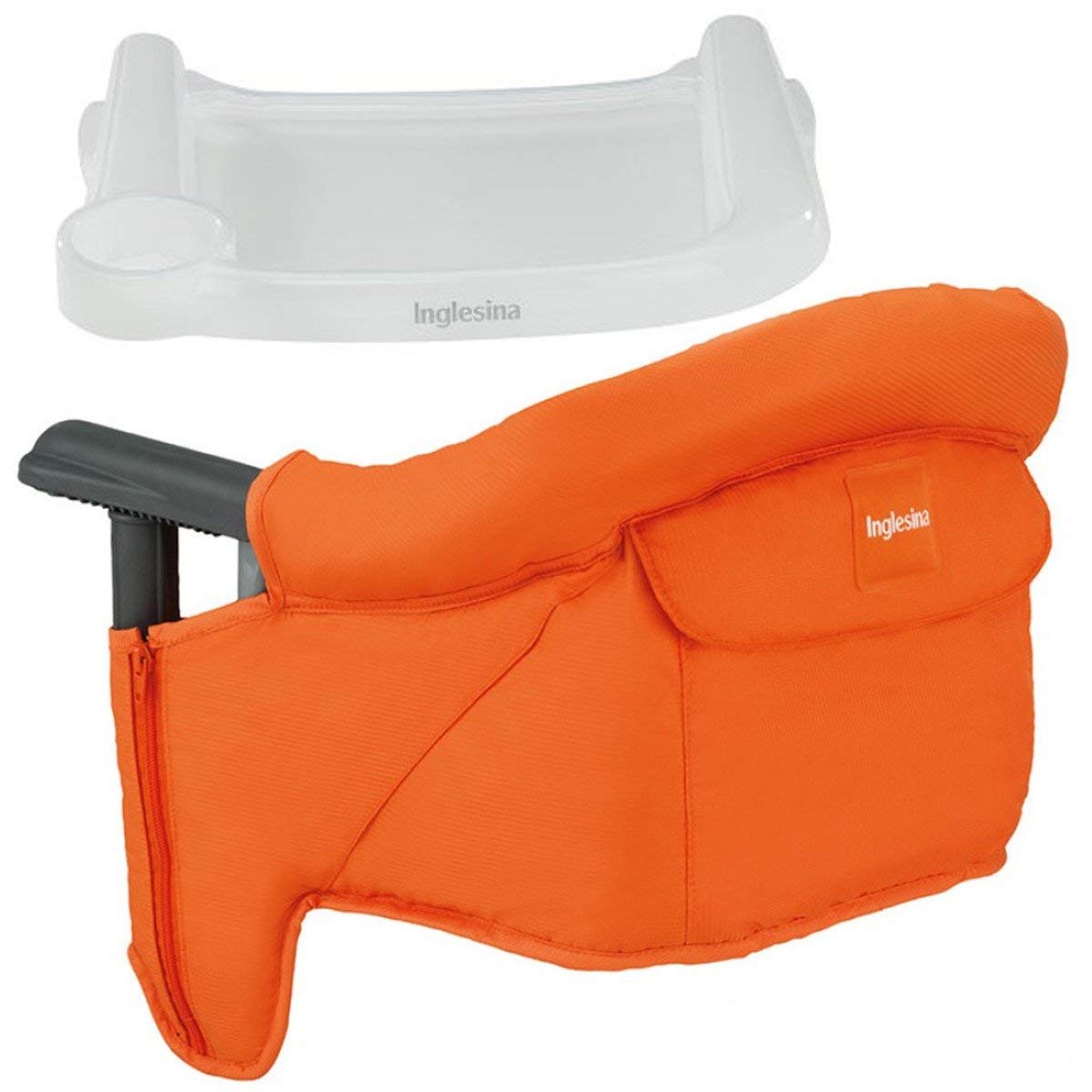 Inglesina – Fast Table Chair con bandeja Fast Tray silla alta portátil con gancho para bebés y niños pequeños, asiento elevador de viaje que no