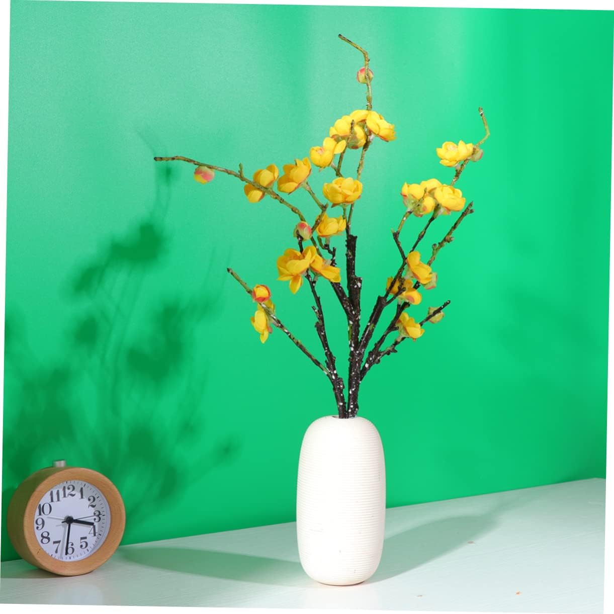 Garneck 3 pcs Bouquet Artificial Flowers Artificial Floral Fake Flower Stems Faux Flower Branches Silk Flower stem Realistic Flower Branches