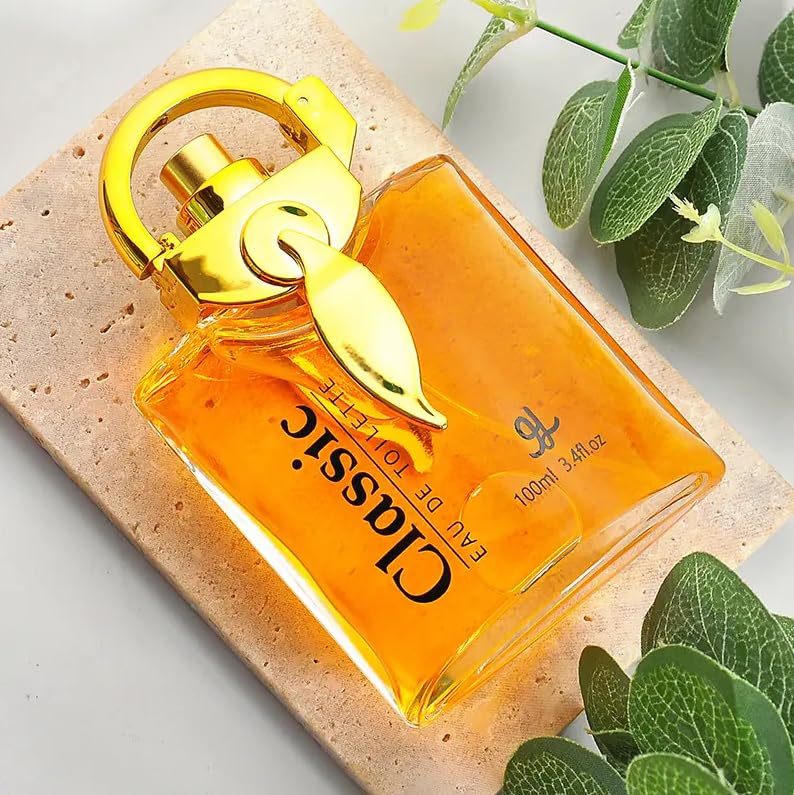 Perfumes árabes para hombres, 3.4 fl oz musulmán Eau de Parfum Toilette Halal Dubai Retro Fragancias Concentradas de Larga Duración Perfume Esencial