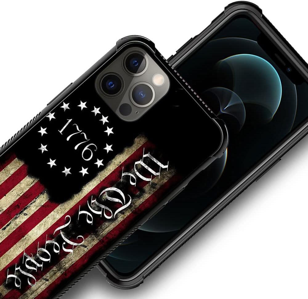 YiXinBB Compatible con iPhone 11 Pro Max, H 1776 We The People – Funda protectora de poliuretano termoplástico resistente a los arañazos y golpes,