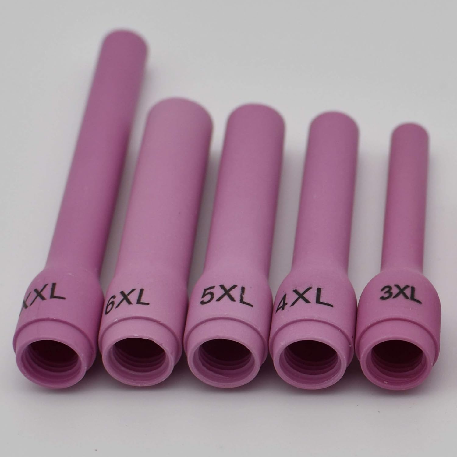 TIG soldadura antorcha larga alúmina cerámica taza boquillas kits 796F70  796F79 para la antorcha de soldadura TIG 9, 20 y 25 serie, 9pcs