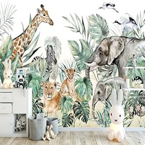 Mural de pared dibujado a mano, ilustraciones nórdicas dibujadas a mano, fondo de pantalla para niños, decoración fácil de cuidar para dormitorio, Mural de pared dibujado a mano, ilustraciones nórdicas dibujadas a mano, fondo de pantalla para niños, decoración fácil de cuidar para dormitorio,