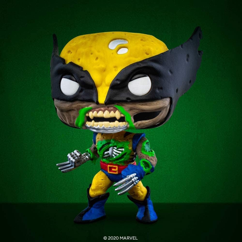 Funko Marvel Zombies – Zombie Wolverine Pop! Figura de vinilo (incluye funda protectora compatible con caja Pop Box)