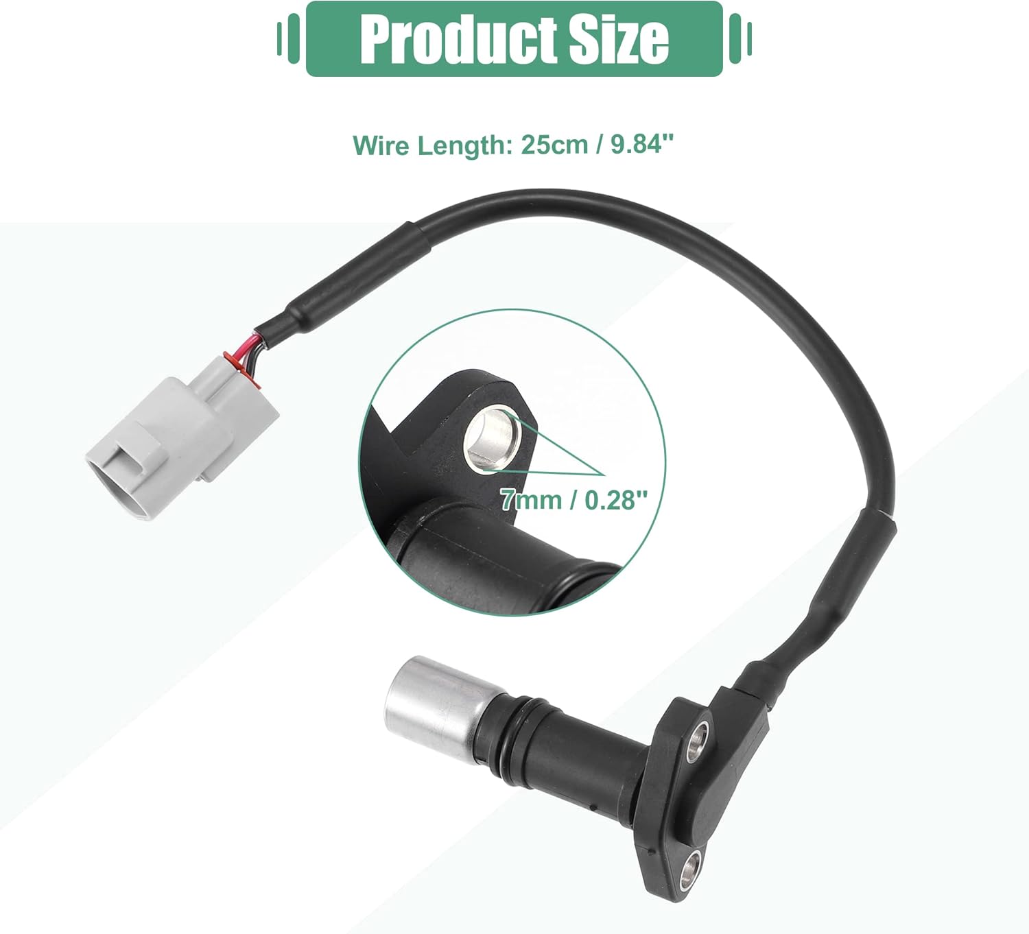X AUTOHAUX Sensor de posición del cigüeñal 90919-05016 para Toyota 4Runner 2.7L AT Base 1996-2000 para Toyota 4Runner 2.7L MT Base 1996-2000