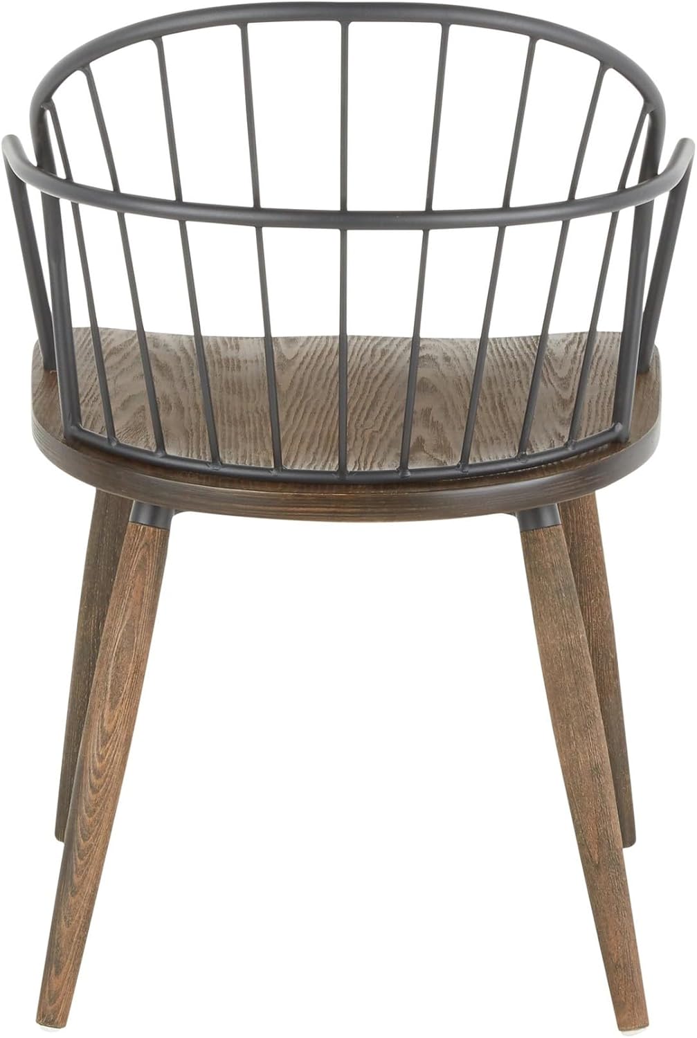 LumiSource Riley – Silla con brazos, sillas de comedor de madera, silla de comedor de granja, sillas de cocina para mesa de comedor