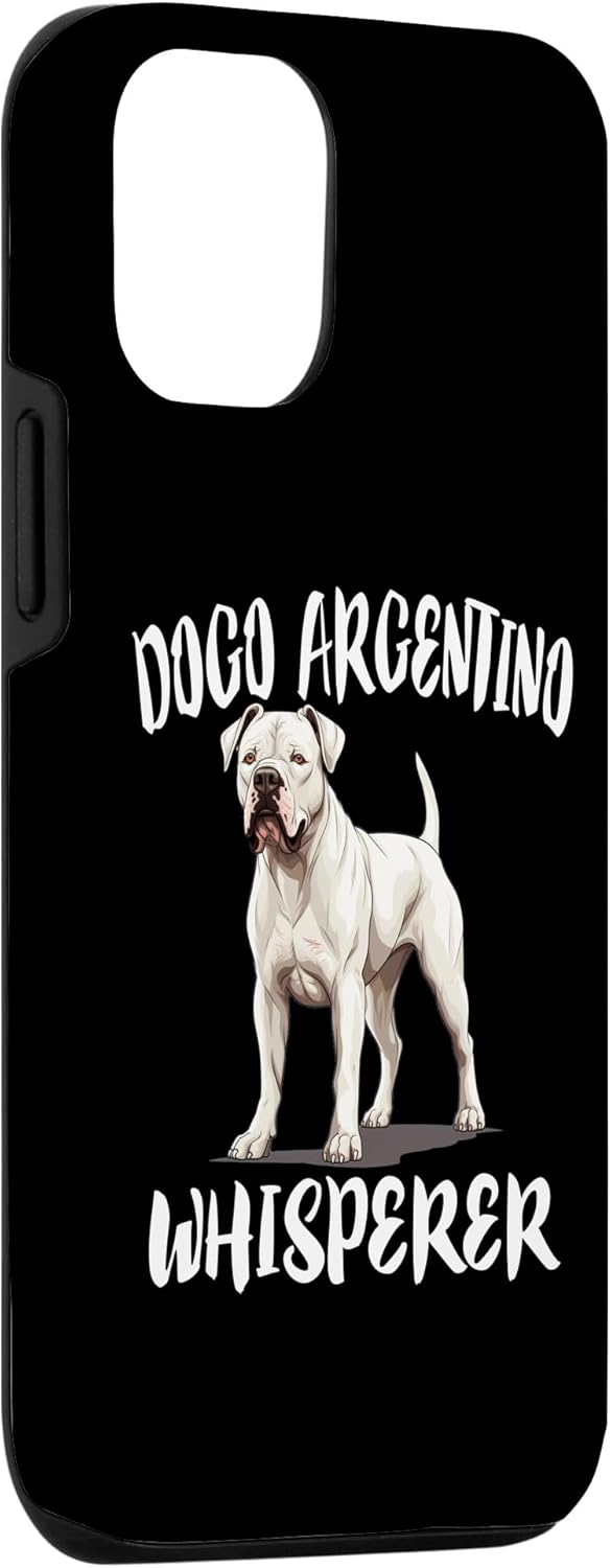 Funda para iPhone 1212 Pro Dogo Argentino Whisperer