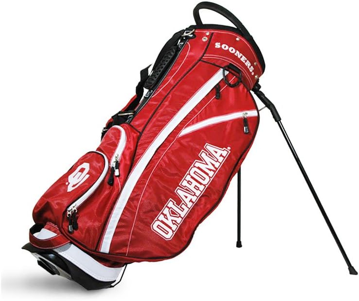 Team Golf NCAA Fairway Golf Stand Bag, Lightweight, 14-Way Top, Spring Action Stand, Insulated Cooler Pocket, Padded Strap, Umbrella Holder &