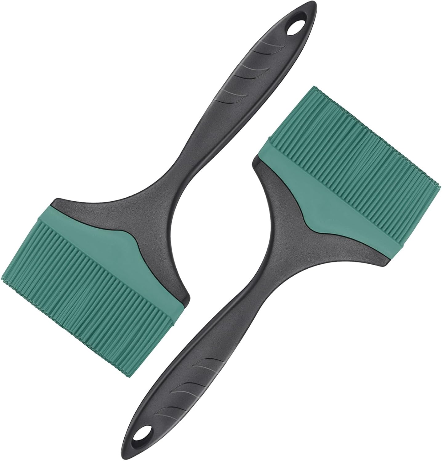 Cepillo grande de silicona para untar para parrilla, cepillo de silicona extra ancho de 3.95 pulgadas para asar a la parrilla, cepillos resistentes