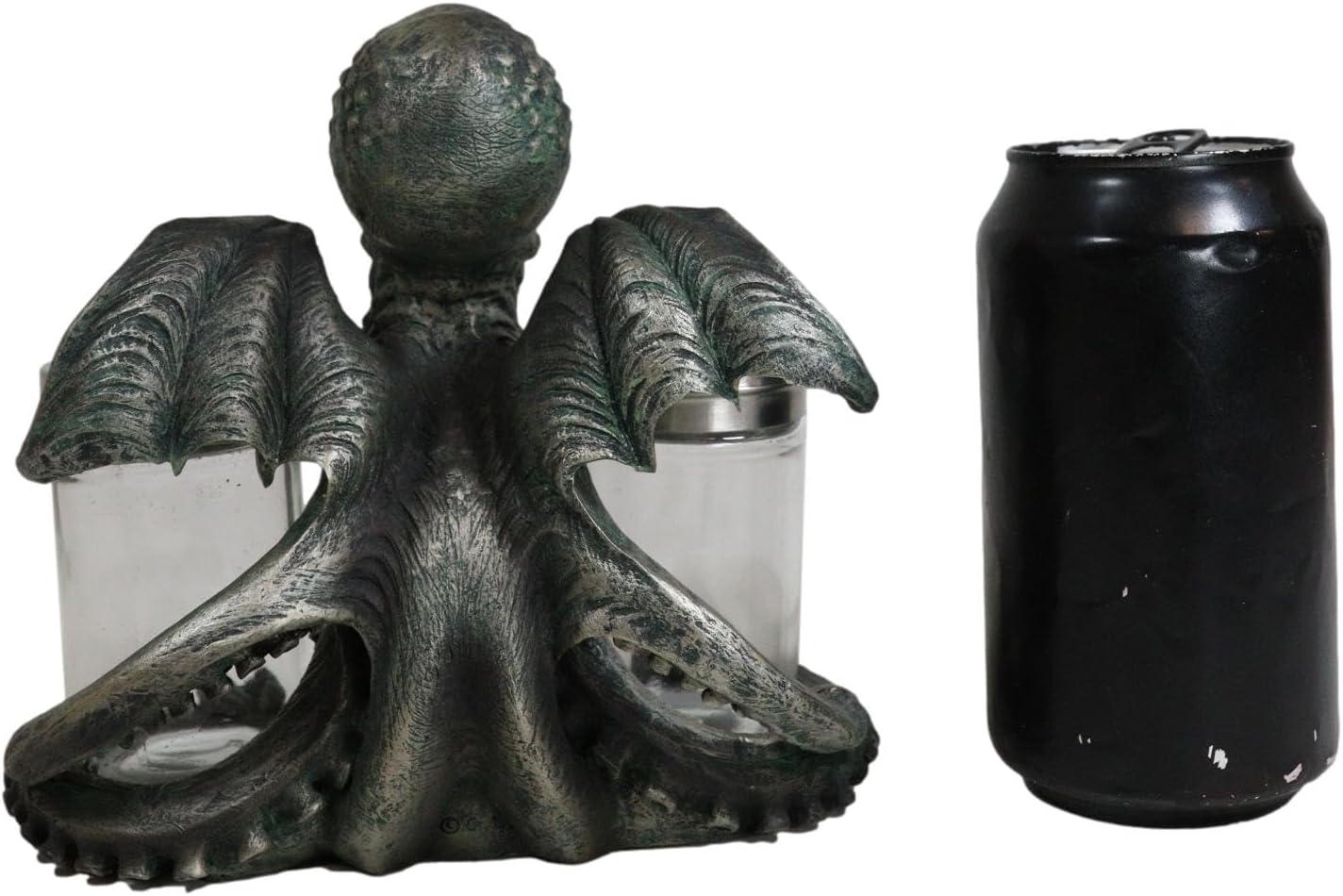 Ebros Gift Cthulhu con alas legendarias Cthulhu The Wise One Octopus Kraken Ocean Monster Salt and Pepper Shakers Holder Figurine Kitchen Dining