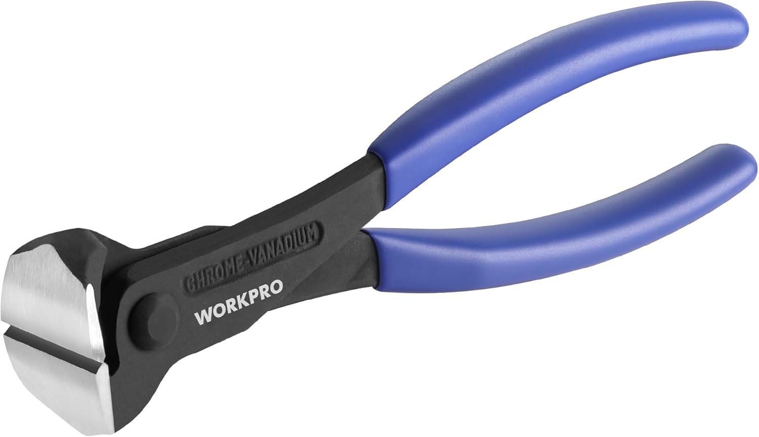 WORKPRO Extractor de uñas de 7 pulgadas, alicates de corte de extremo, acero al cromo vanadio con acabado negro, pinza de corte de extremo de alto