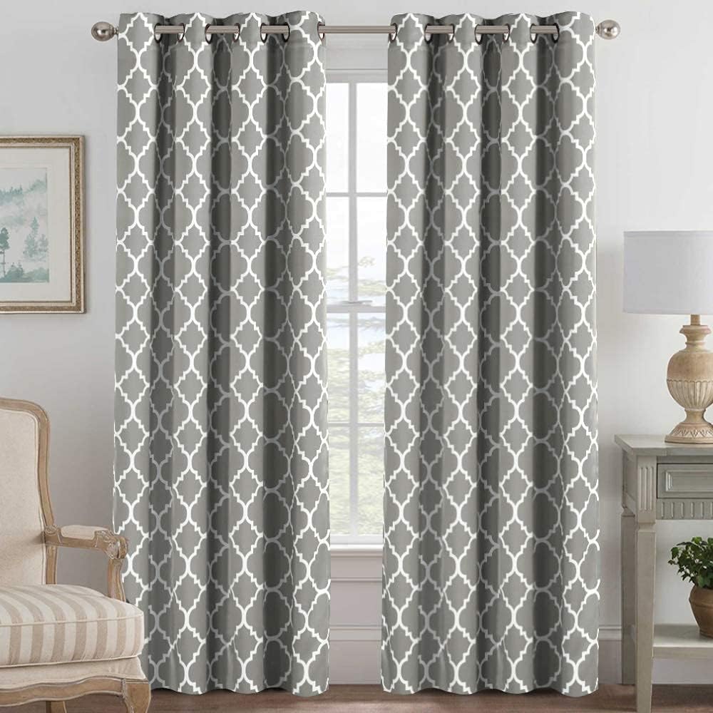H.VERSAILTEX Cortinas opacas para sala de estardormitorio, con aislamiento térmico y ojales para ahorro de energía, cortinas para ventana (2