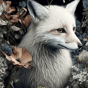 FILASLFT Kits de pintura de diamantes de zorro, pintura de diamante para adultos 12 x 16 pulgadas FILASLFT Kits de pintura de diamantes de zorro, pintura de diamante para adultos 12 x 16 pulgadas