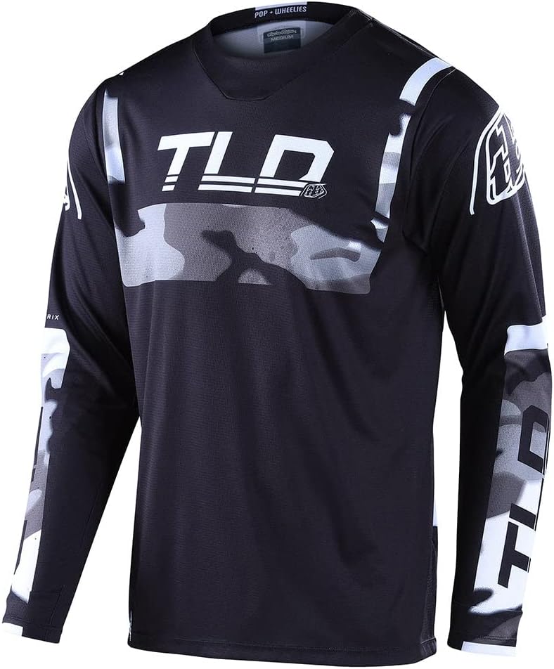 Troy Lee Designs GP Brazen – Camiseta de camuflaje  Motocross Dirt Bike ATV Enduro Dual Sport Racing Off Road Manga larga  Hombres adultos