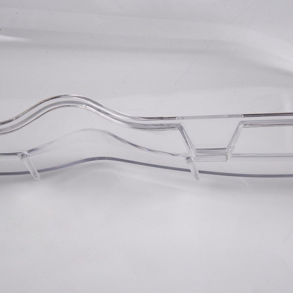2 piezas de cubierta transparente para faros delanteros compatibles con BMW E46 serie 3 4DR 2002-2005 izquierda derecha delantera cubierta de lente