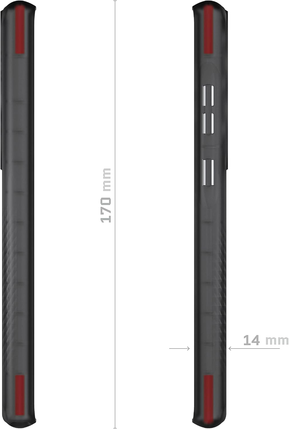 Ghostek COVERT – Funda transparente a prueba de golpes para Samsung Galaxy S23 con diseño delgado y ligero, compatible con carga inalámbrica,