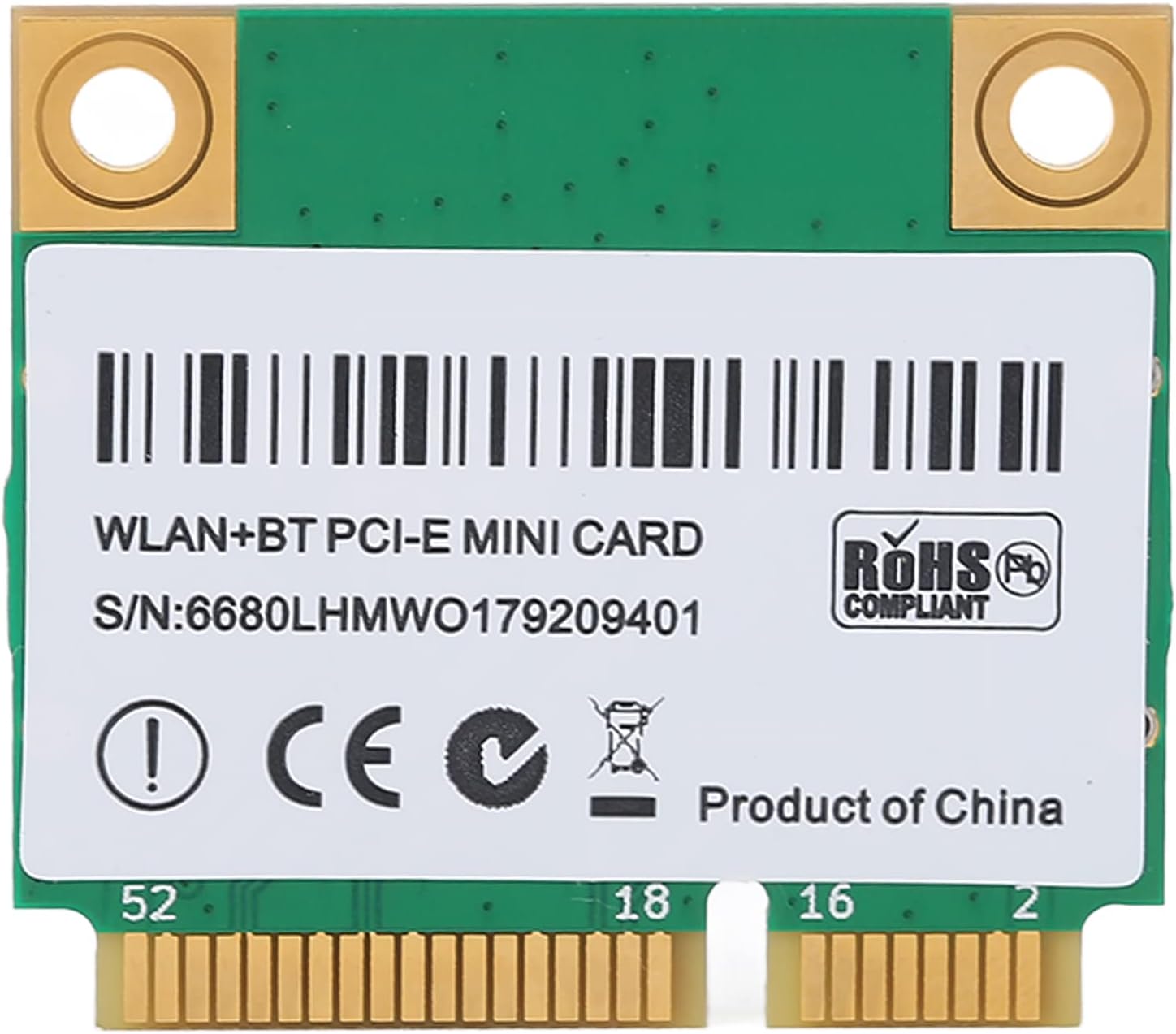 GLOGLOW Tarjeta de red inalámbrica, banda de 6 GHz Tarjeta de red inalámbrica Adaptador WiFi 5374M WiFi 6E 5G Triple Banda Gigabit Mini Módulo de