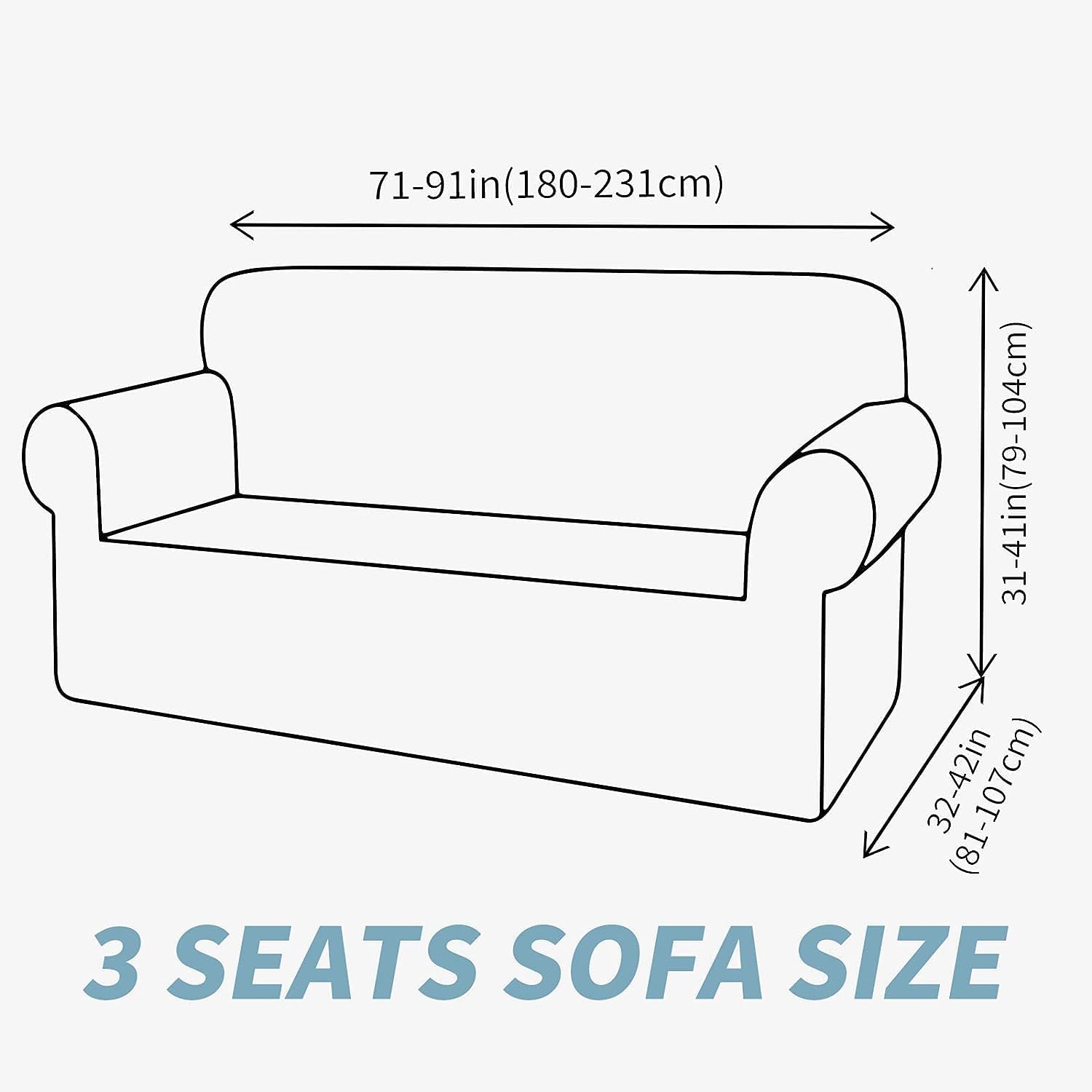 Fundas para sofá con estampado de hojas, fundas elásticas para sofá, impermeables y lavables, 1 pieza para sala de estar, protector antideslizante