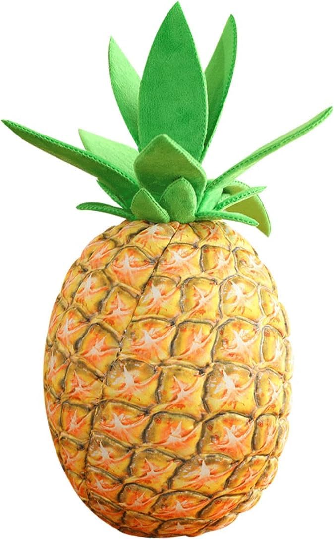 Almohada de fruta de 16 pulgadas Piña Almohada Piña Juguete Relleno Muñeca de Piña
