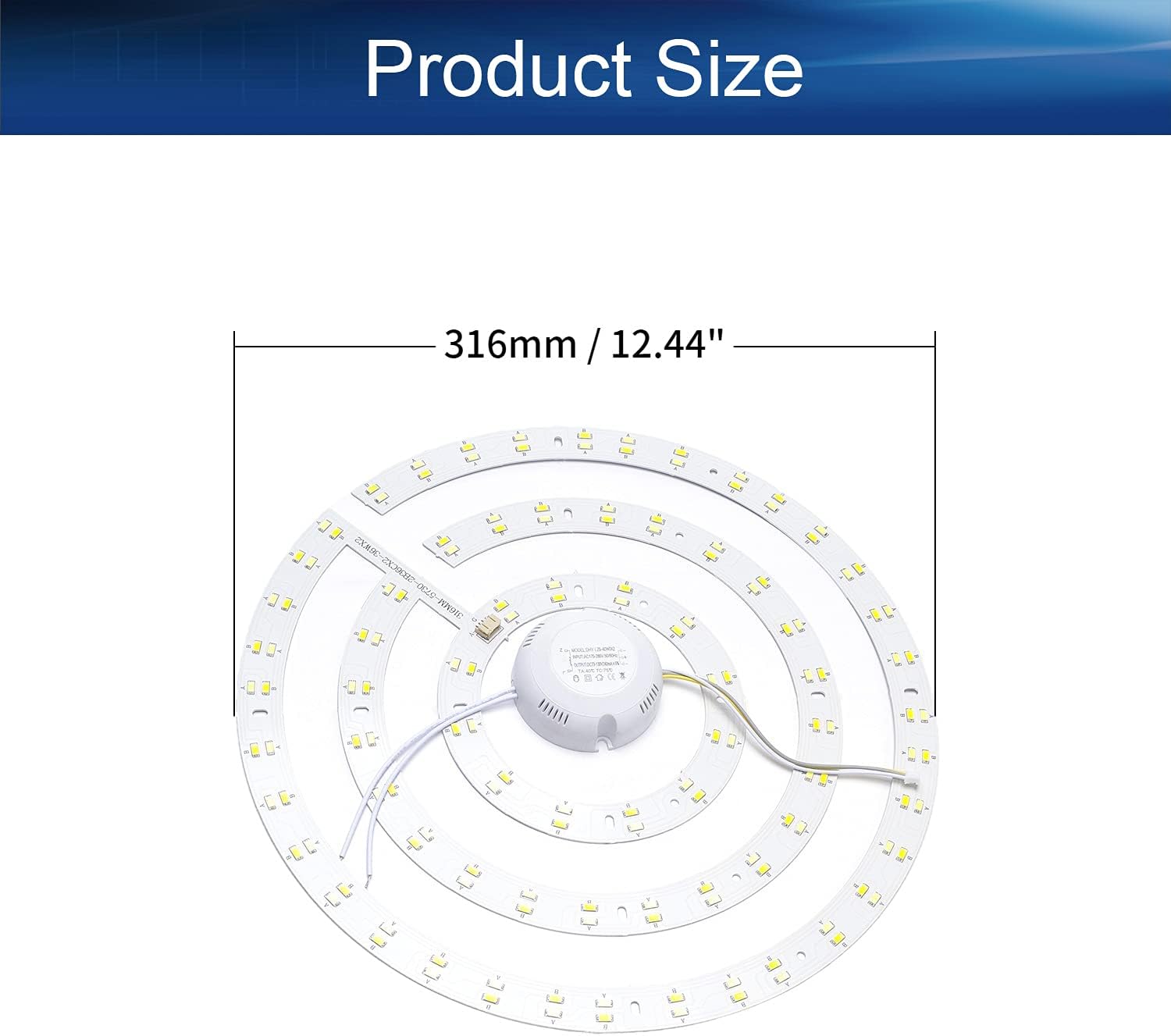 Bettomshin 36W 12.441 in LED luz lámpara chip super brillante de alta potencia o reflector 1pcs