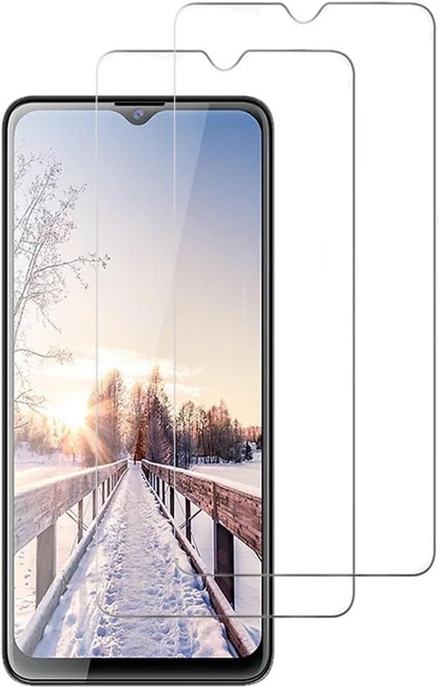 DAMONDY DIALN X65 – Protector de pantalla para DIALN X65, resistente a los arañazos, sin burbujas, antihuellas, transparente HD, compatible con
