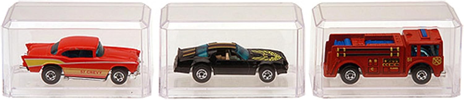 Pioneer Plastics Vitrina de acrílico transparente 164C-UV para automóviles a escala 164 (resistente a los rayos UV), 3.5 pulgadas de ancho x 1.625