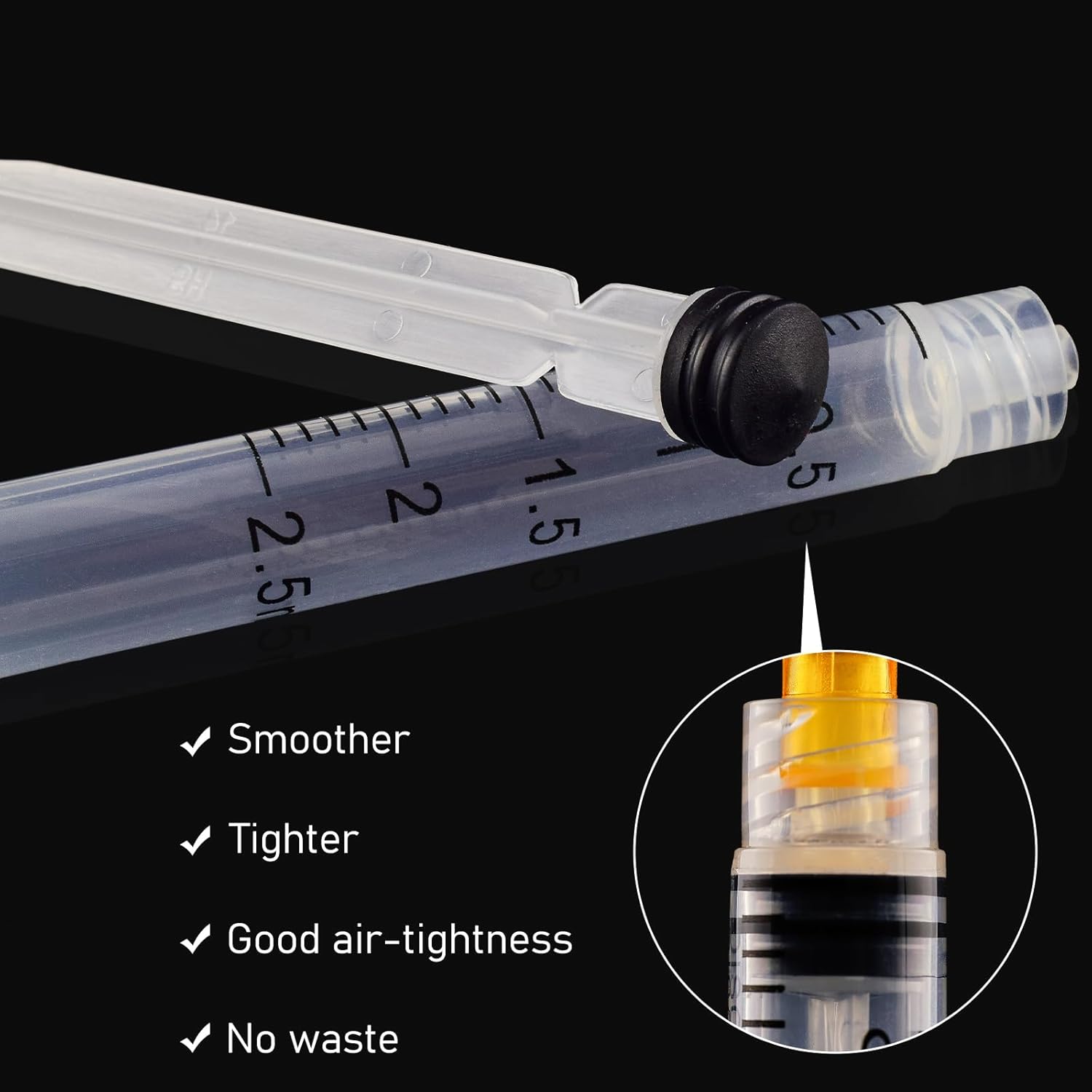 0.1 fl oz 25Ga 0.984 in desechables estériles, envueltos individualmente, paquete de 20