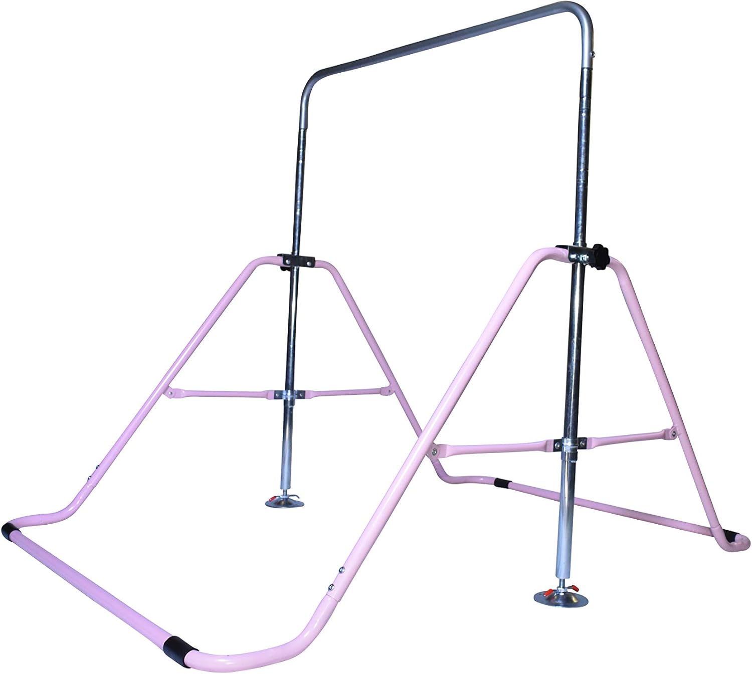 XINDONGSHENG – Barra de gimnasia atlética expansible para niños, barra de equilibrio para entrenamiento junior, gimnasio, color morado con 2 pies x