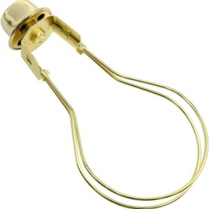 Soporte redondo de latón adaptador de pantalla de lámpara de abrazadera adecuado para el hogar, restaurante, cafetería y otros proyectos de Soporte redondo de latón adaptador de pantalla de lámpara de abrazadera adecuado para el hogar, restaurante, cafetería y otros proyectos de