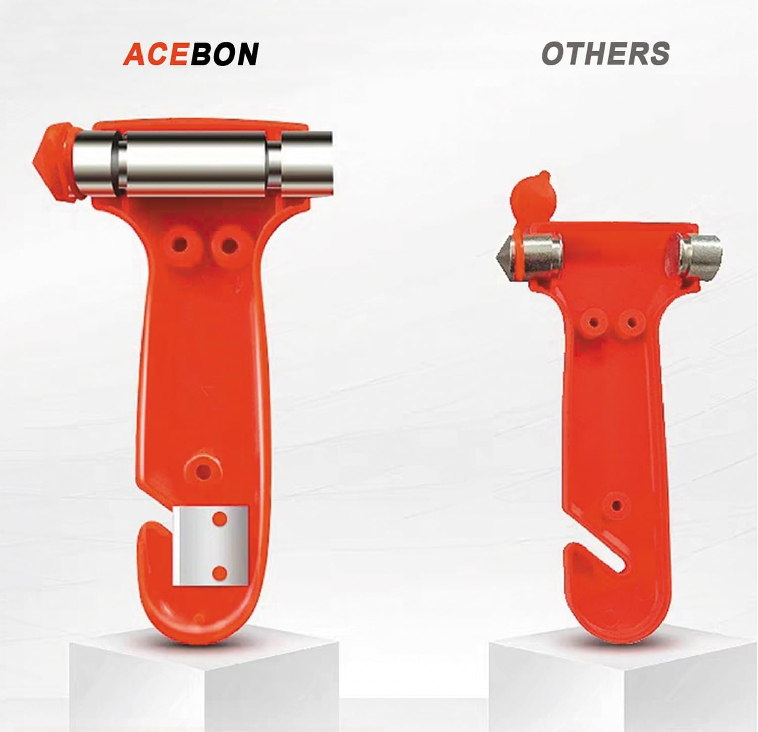 Cortador de cinturón de seguridad para interruptor de ventana de emergencia, martillo de seguridad, accesorios de escape