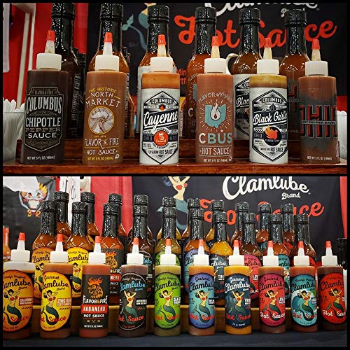 Flavor and Fire Foods, ajo negro, salsa picante Colón, infusión de pimienta, galardonada, salsa picante North Market, sabor increíble, ideal para
