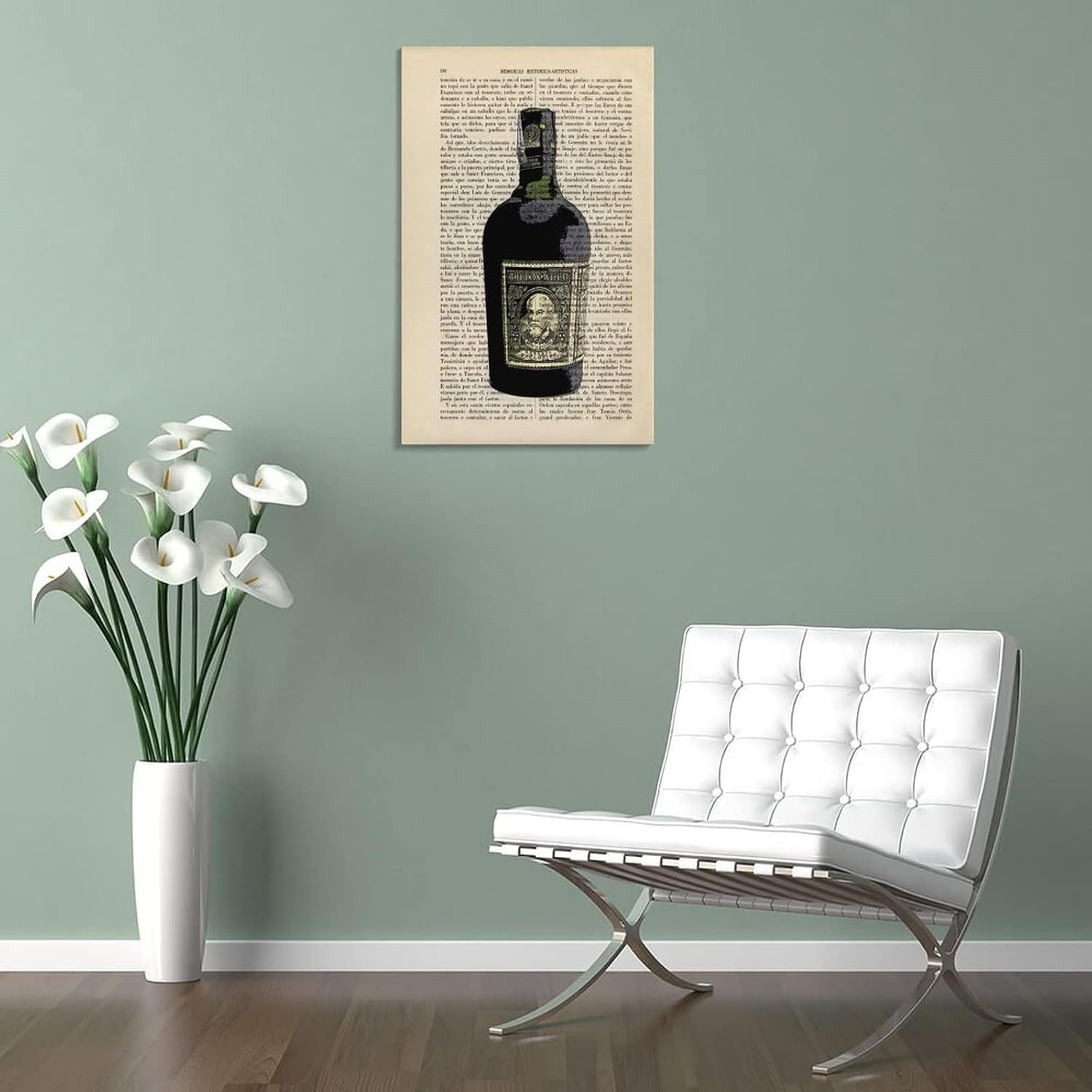 Botella de arte de Rum para decoración de cumpleaños, decoración de pared, póster decorativo de lienzo, arte de pared, póster de sala de estar,