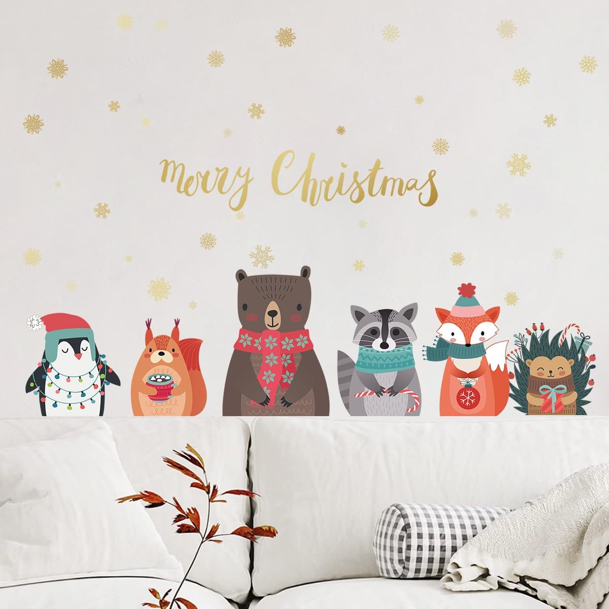 Calcomanías de pared de Navidad, calcomanías de pared de Navidad extraíbles, calcomanías de pared de Navidad, calcomanías de pared de Navidad,