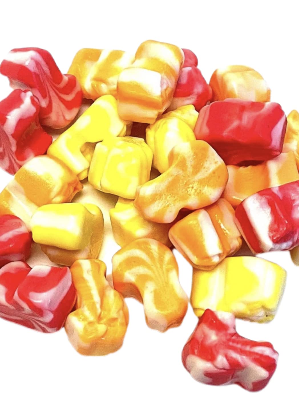 Ferara Zebra Fruit Stripe Gomitas de caramelo  3 grandes sabores  Gomitas totales, 3.25 onzas (paquete de 4)