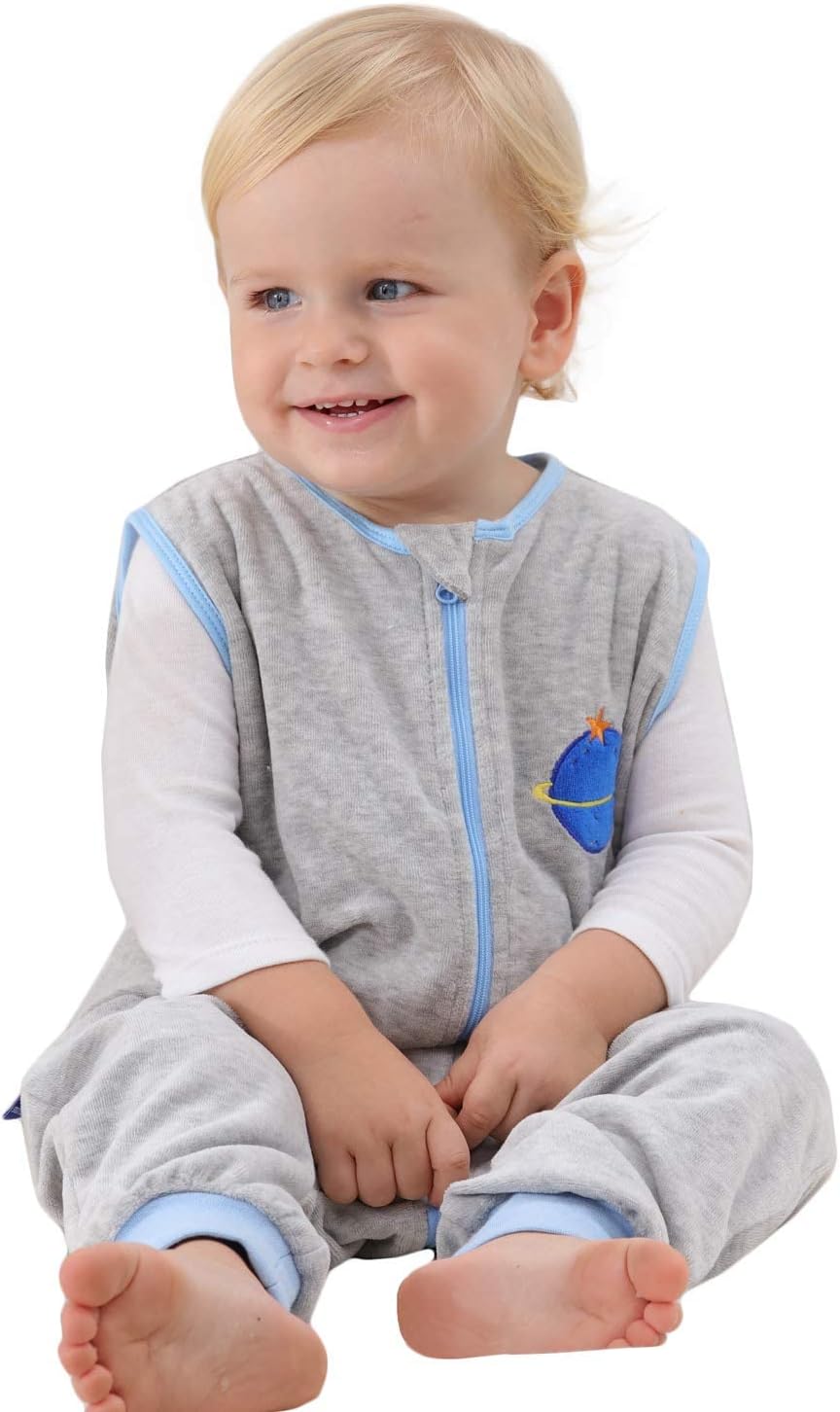 Sincere Saco de dormir para bebé, primavera, otoño, cálido, saco de dormir para caminar con piernas, mantas de pijama, 6 meses a 4 años