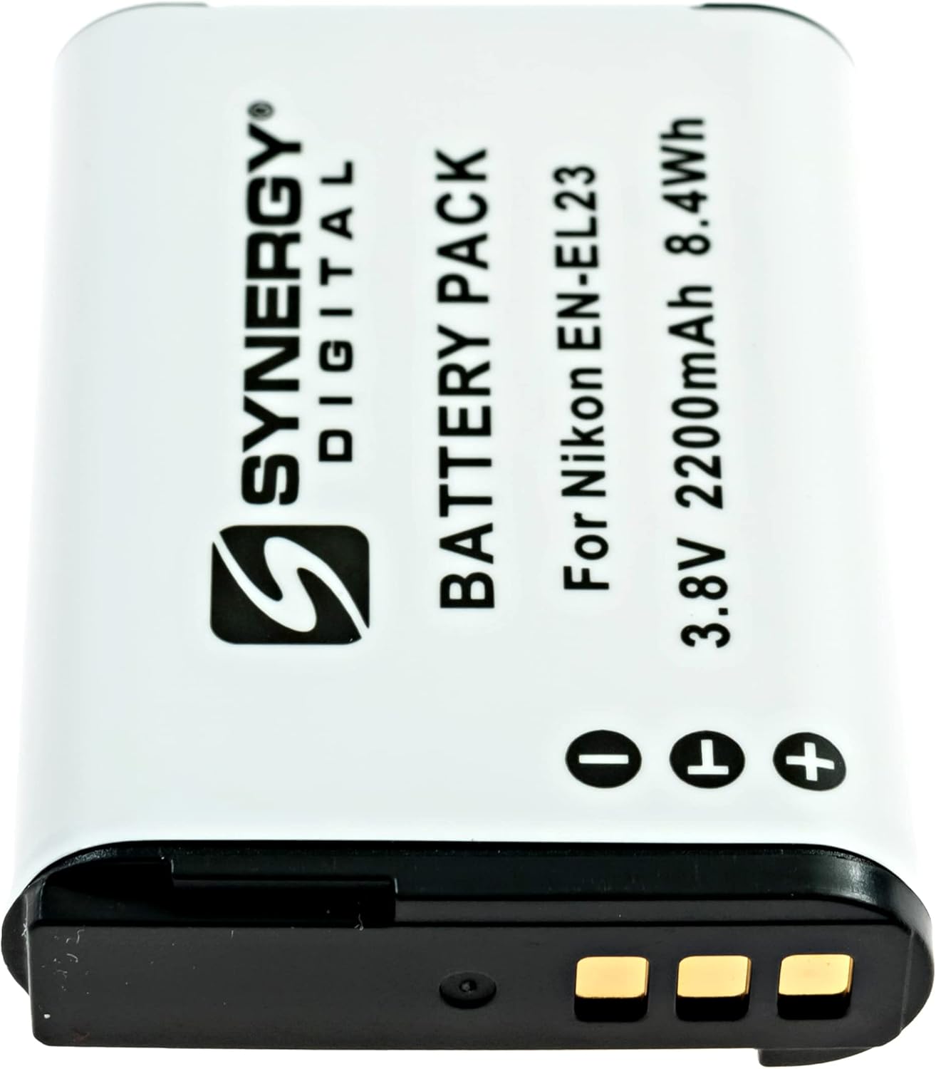 Synergy Digital Batería para cámara, compatible con cámara digital Nikon EN-EL23, (iones de litio, 3.8 V, 1400 mAh), capacidad ultra alta, repuesto