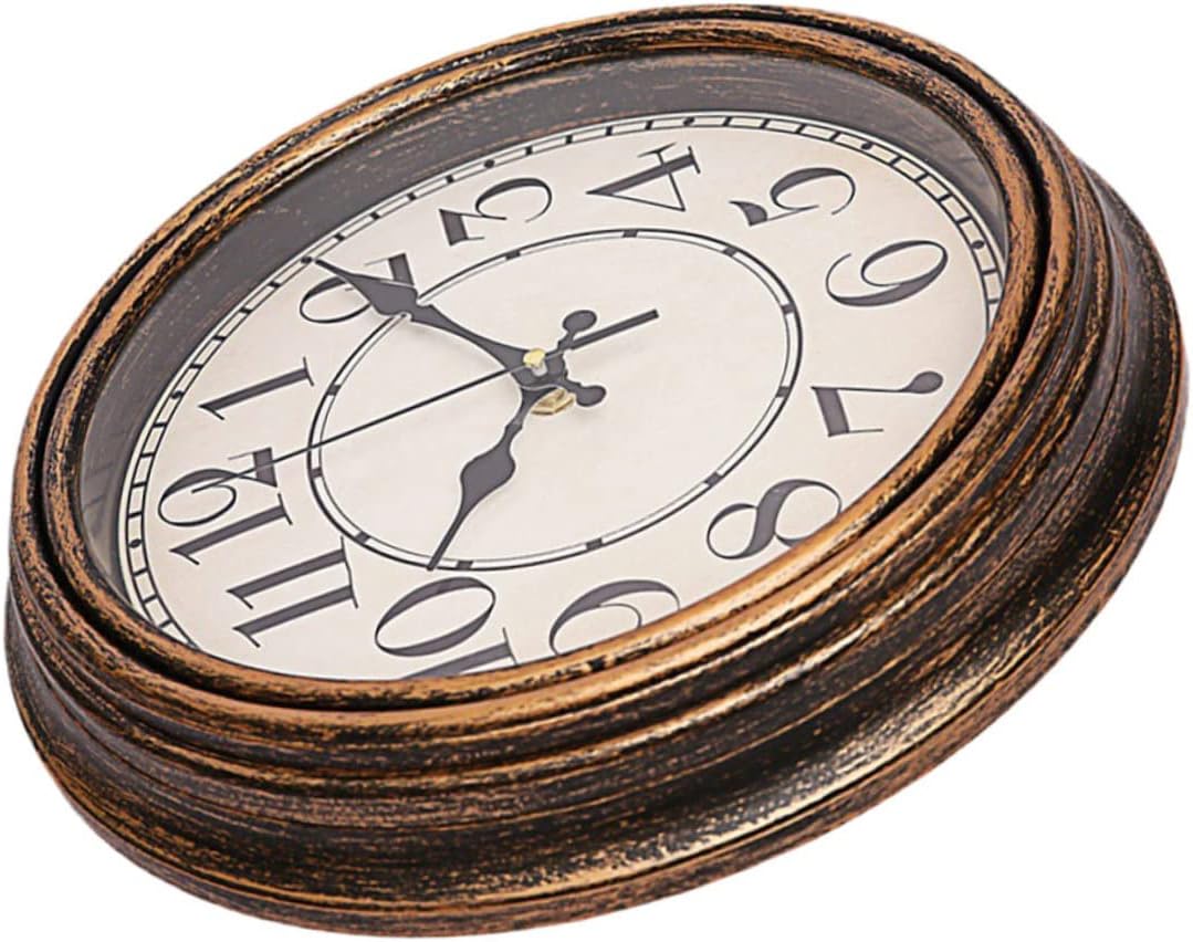 Wall Clock Retro Clock Quartz Clock Digital Clock Office Decor Clock for Office Rustic Decor Fashion Clock Candle Extinguisher Clip Reloj De Pared