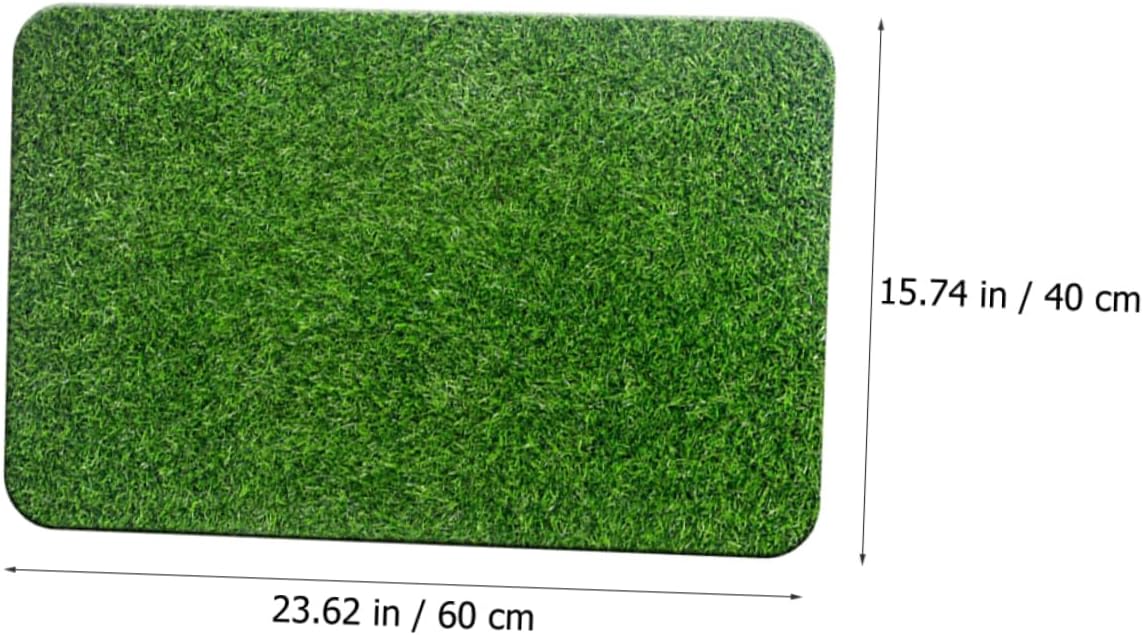 GANAZONO Alfombra de césped para perro, alfombra de pasto para entrada, césped artificial para perros, césped artificial, césped artificial, césped