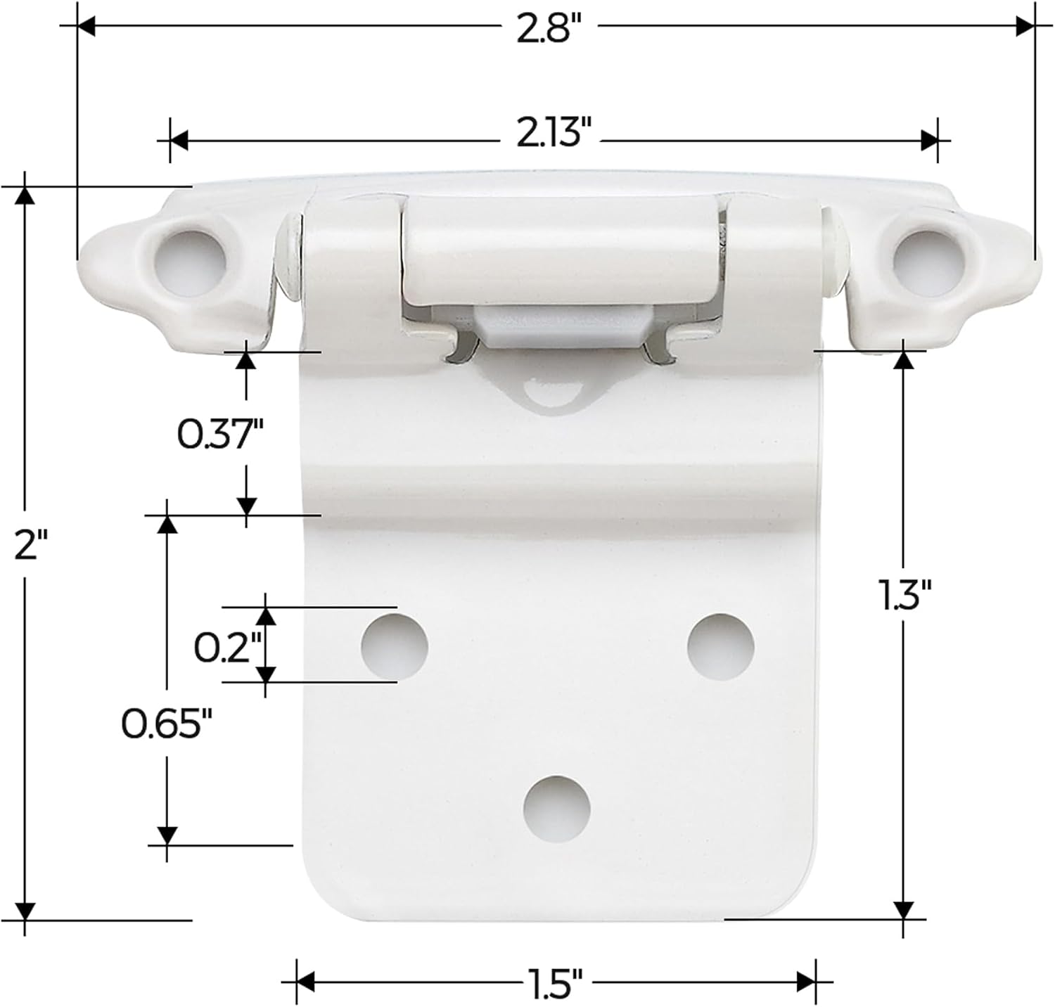 Ravinte 60 paquetes (30 pares) de 38 pulgadas, bisagras de cierre automático para cocina, baño, muebles, armarios y puertas, accesorios decorativos