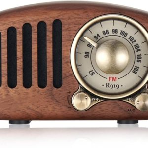 Vintage Radio Retro Nogal Madera FM Antiguo Estilo Clásico Fuerte Mejora Bajo Vintage Radio Retro Nogal Madera FM Antiguo Estilo Clásico Fuerte Mejora Bajo