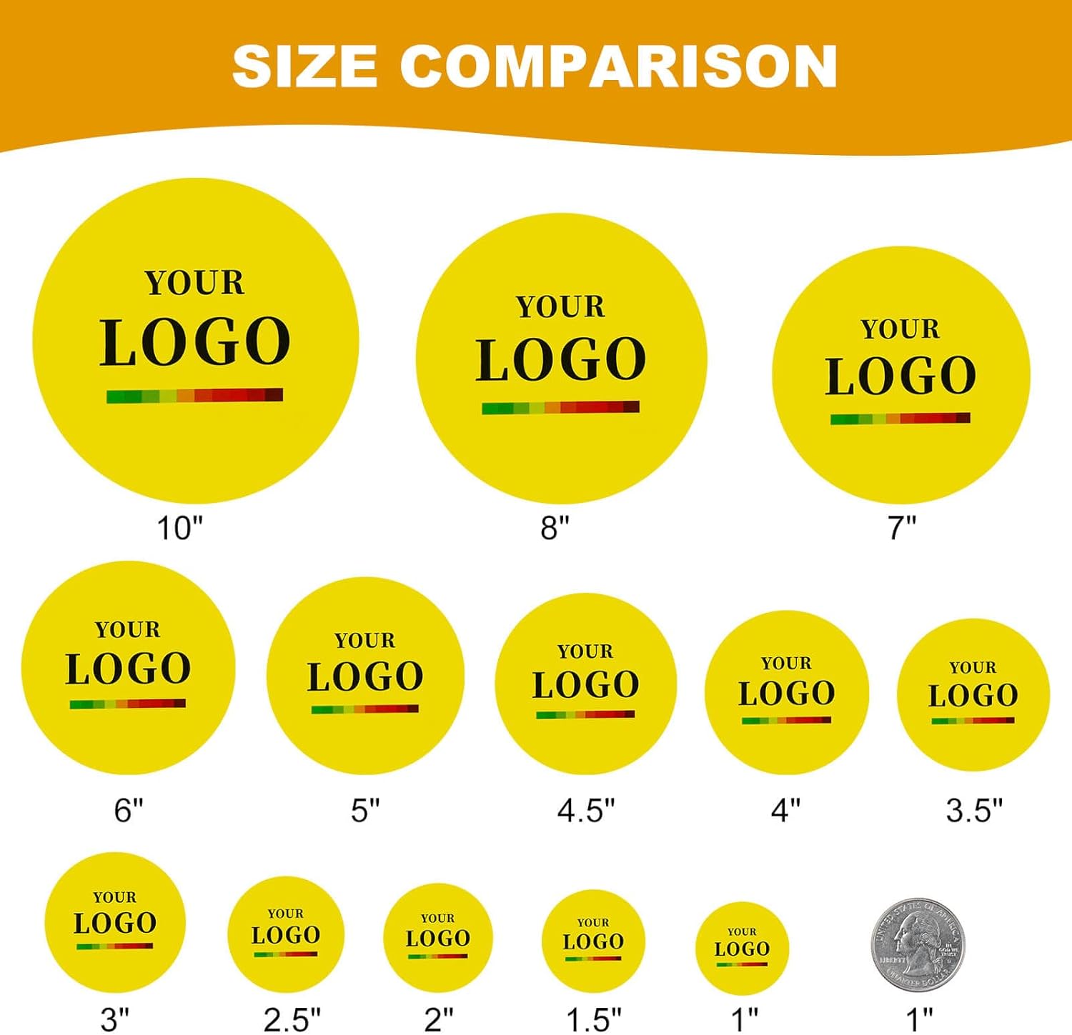 Calcomanías personalizadas para logotipo de empresa, 200 a 5000 unidades, calcomanías personalizadas para cualquier diseño, logotipo, múltiples