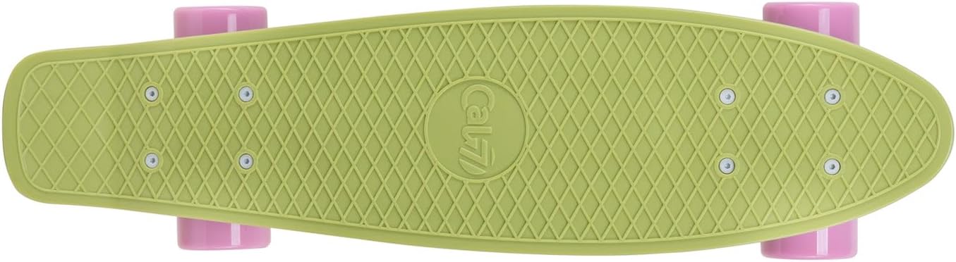 Cal 7 – Patineta cruiser mini de plástico completa de 22 pulgadas