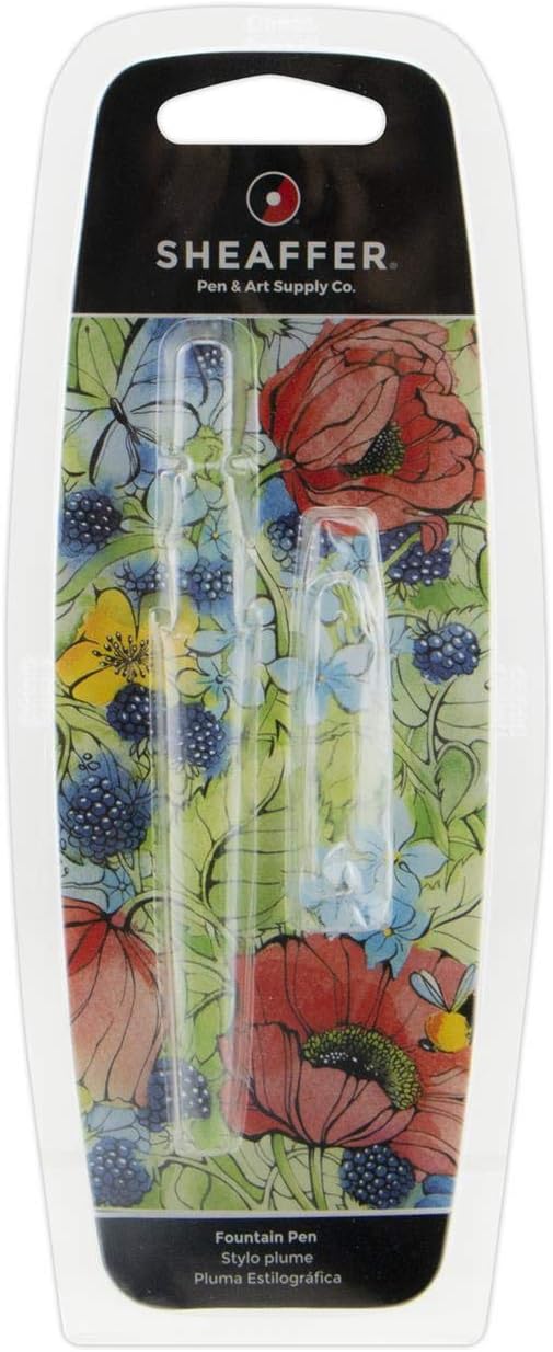 SHEAFFER E23217351CS Sentinel Brushed Chrome Cap Barrel Bolígrafo – Azul